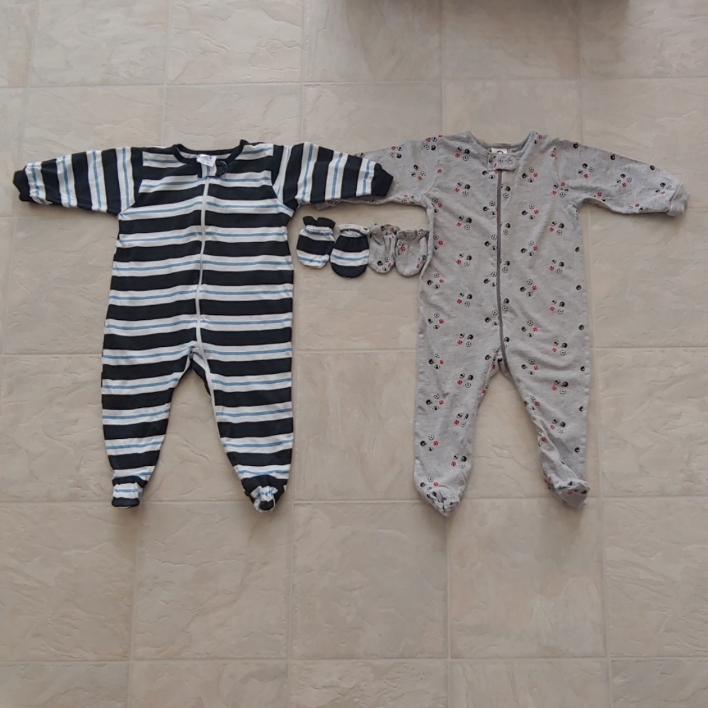 2 Infant  footies SOLD!
